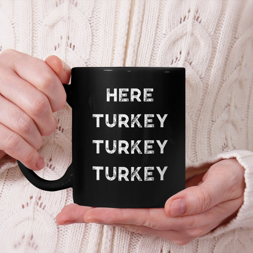 Funny Turkey Hunting Whisperer Bow Camo Hunter Gift Beverage Mug
