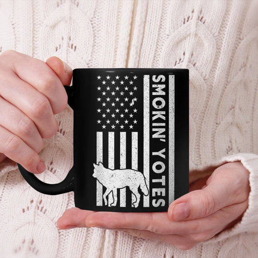Smokin' Yotes - Yote Funny Coyote Hunting Beverage Mug