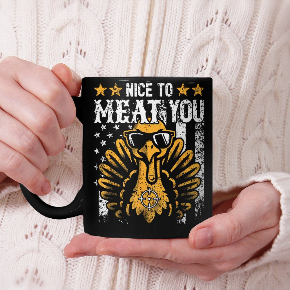 Turkey Hunting I Turkey Meat I Pun Turkey Hunter Beverage Mug