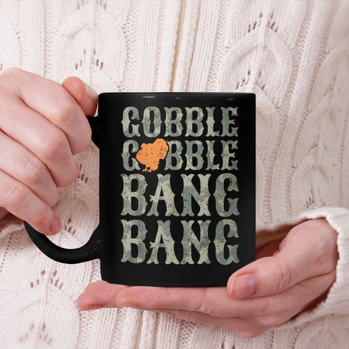 Turkey Hunting I Gobble Bang I Turkey Hunter Beverage Mug