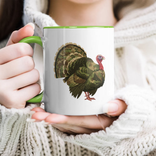 CamoTurkey Accent Mug