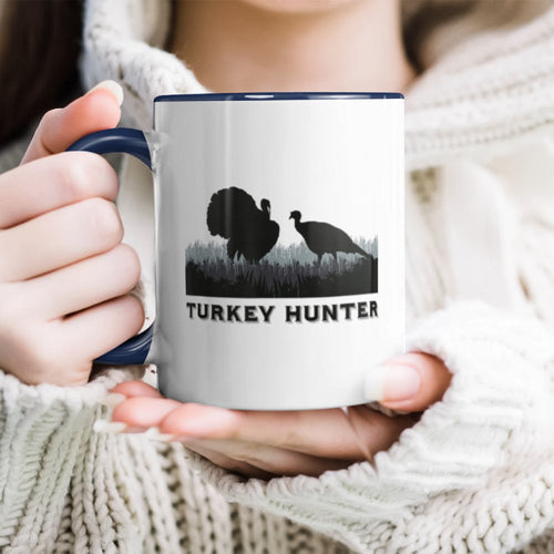 Turkey Hunter - Fun Turkey Hunting Accent Mug